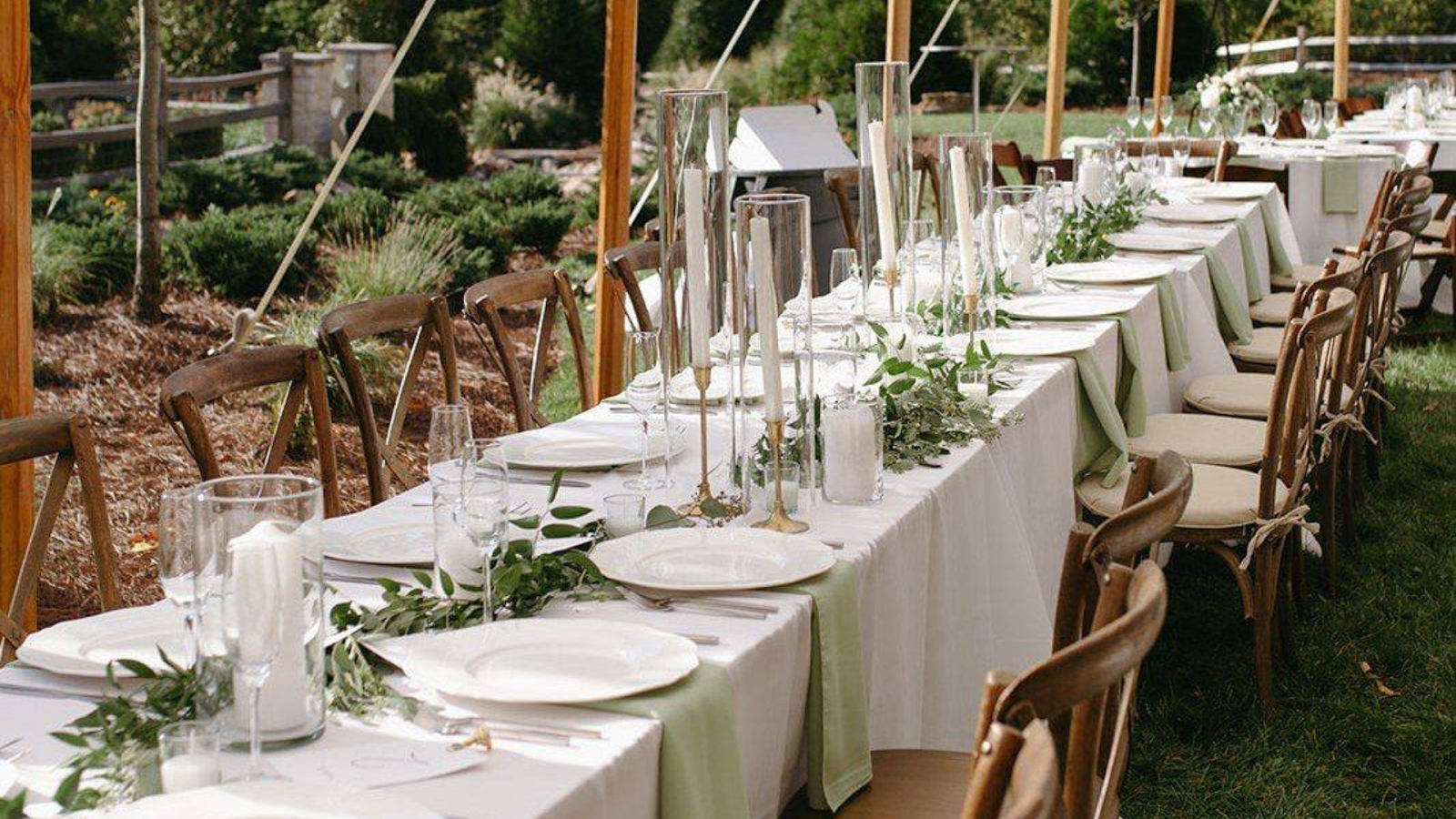 Outdoor dinner event