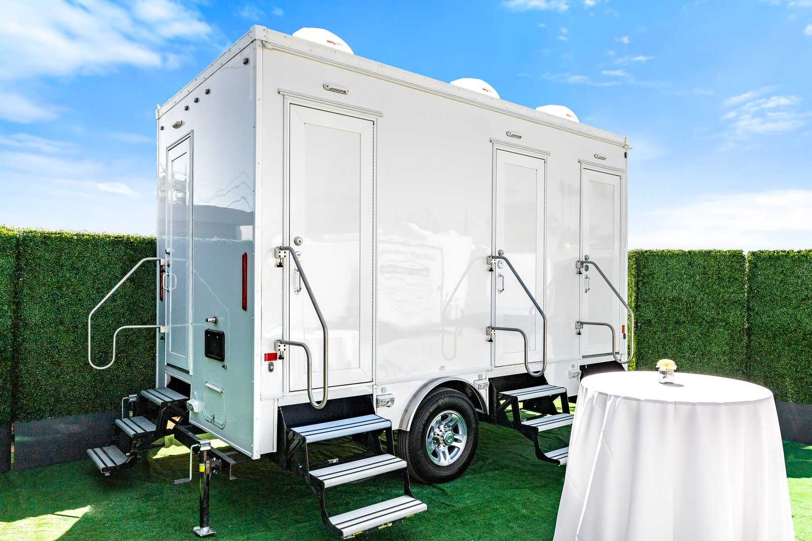 Trailer exterior at venue