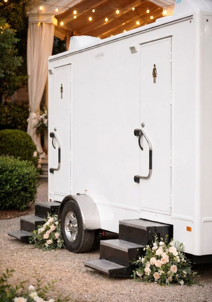 Elegant outdoor wedding event
